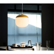 Modern home dining room hanging light led wood pendant lamp